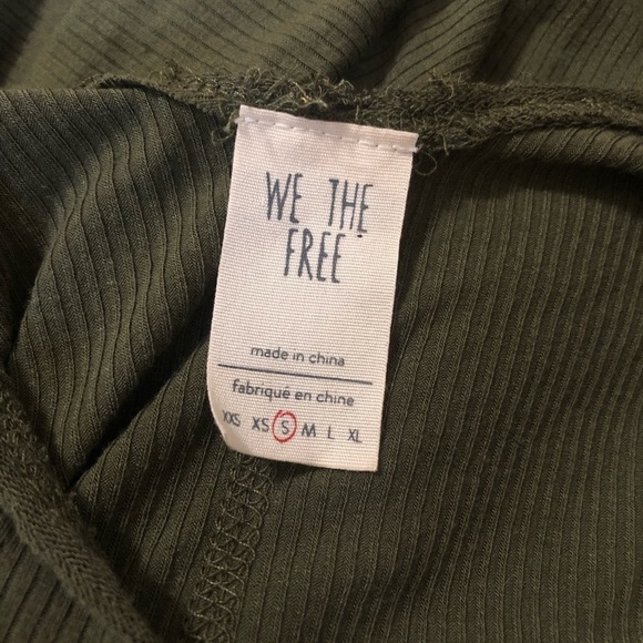 WE THE FREE Ribbed Boho Swing Blouse Size S - Picture 9 of 11